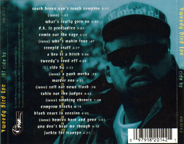 187 Ride By by Tweedy Bird Loc (CD 1992 PAR Records) in Compton 